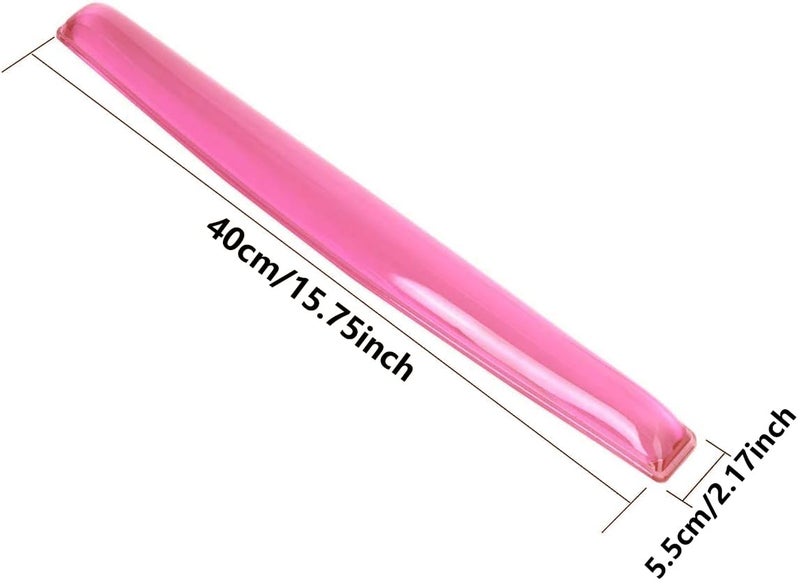 ABRONDA Gel Keyboard Wrist Rest Pad - Gel Keyboard Wrist Rest Pad | Wrist Rest Support for Office Gaming Computer Laptop Ergonomic Comfortable Pain Relief- Pink - Image 3